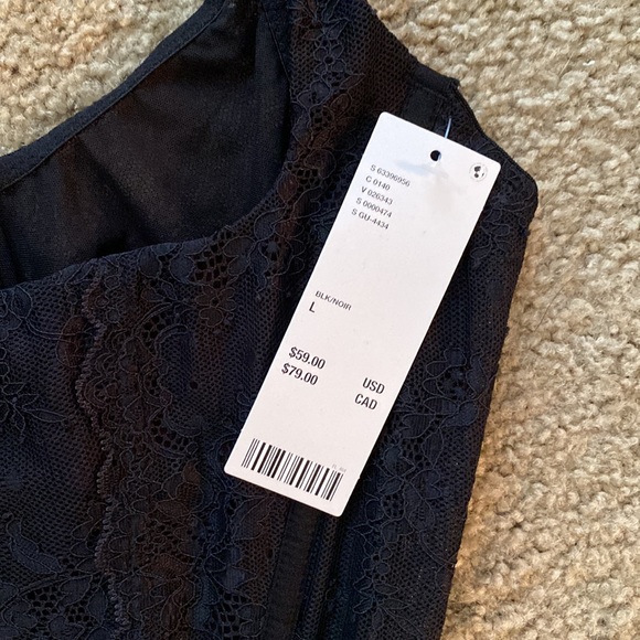 NWT Urban Outfitters Black Corset top - Picture 2 of 2